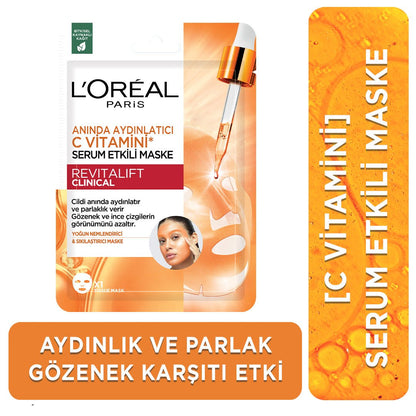 Revitalift Clinical Anında Aydınlatıcı C Vitamini Serum Etkili Maske
