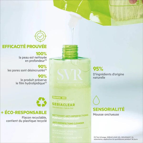 SVR Sebiaclear Gel Moussant Temizleyici Jel 400 ml