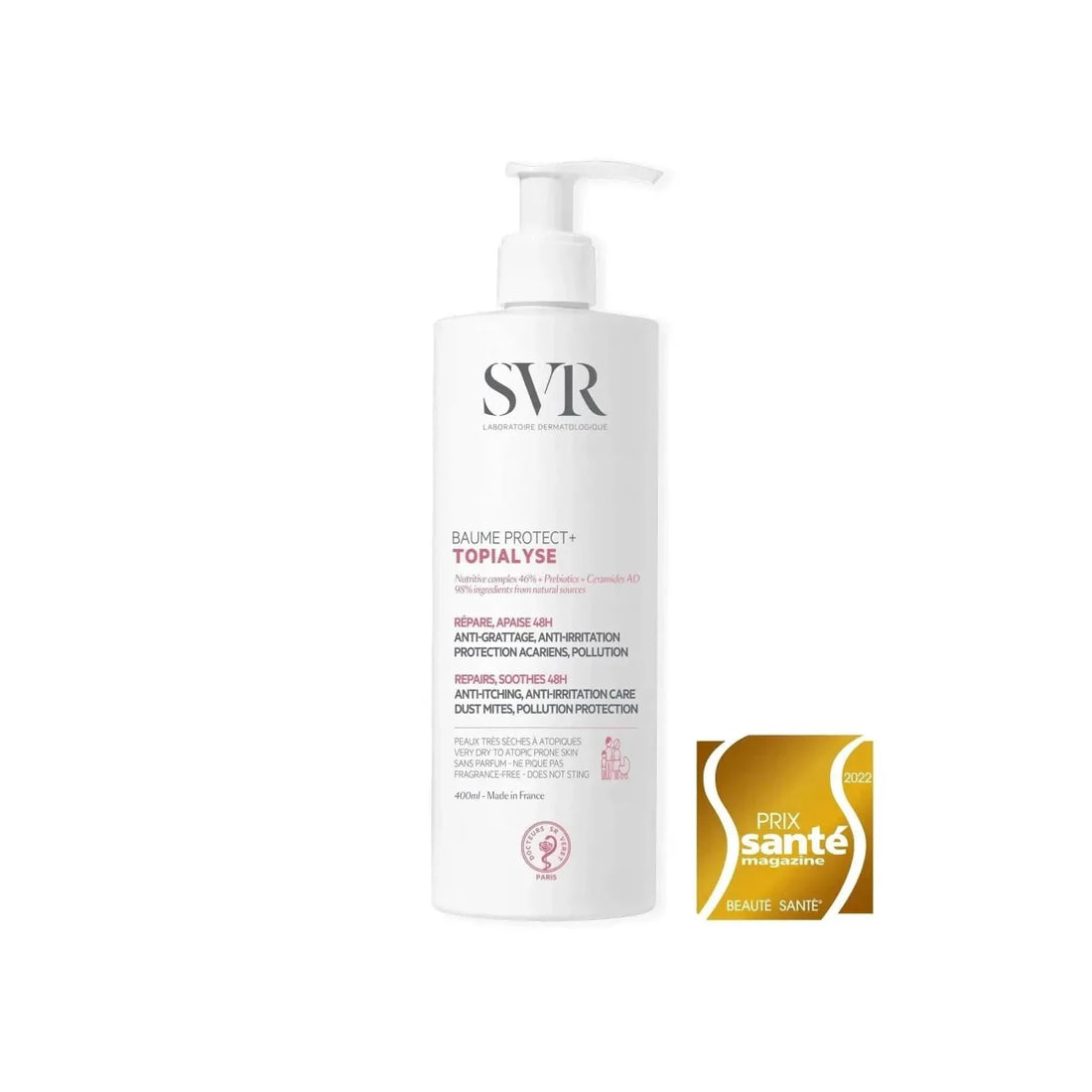 SVR Topialyse Balm Protect+ 400 ml