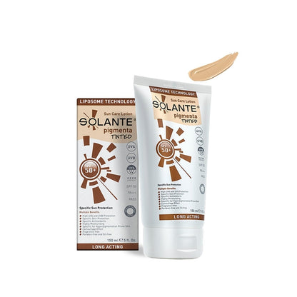 Solante Pigmenta-Tinted SPF 50+ Güneş Koruyucu Losyon 150 ml - Renkli