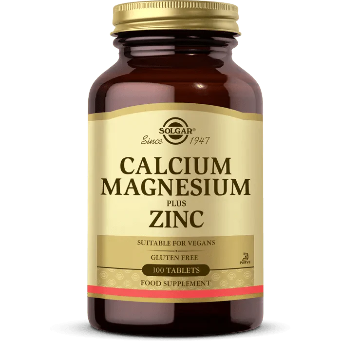 Solgar Calcium Magnesium Plus Zinc 100 Tablet