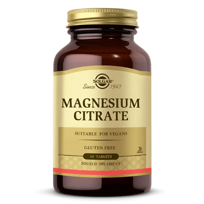 Solgar Magnesium Citrate 200 mg 60 Tablet