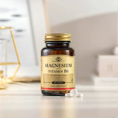 Solgar Magnesium with Vitamin B6 100 Tablet