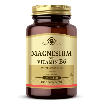 Solgar Magnesium with Vitamin B6 100 Tablet