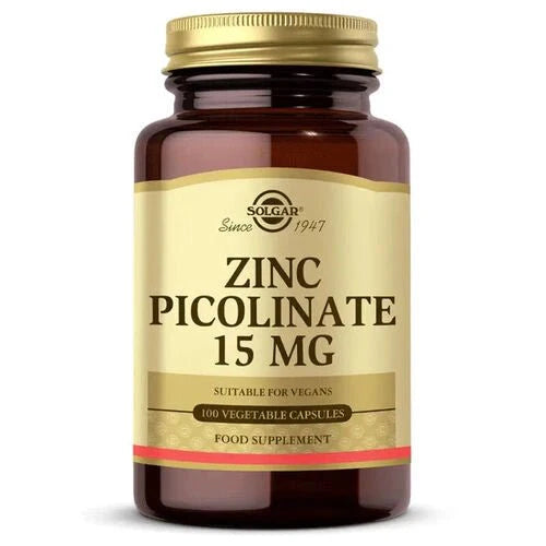 Solgar Zinc Picolinate 15 mg 100 Bitkisel Kapsül