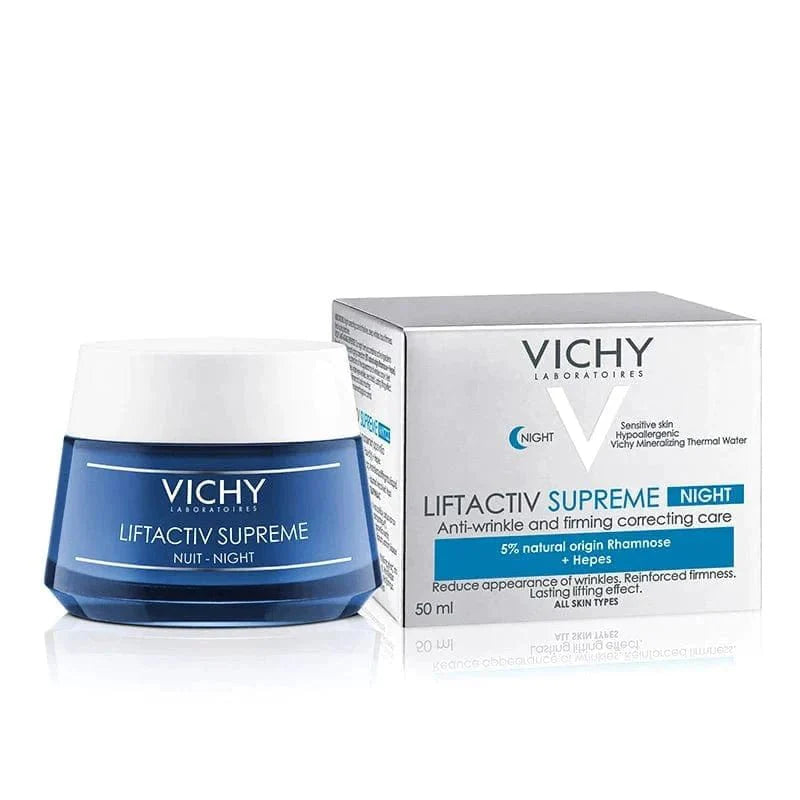 Vichy Liftactiv Supreme Yaşlanma ve Kırışıklık Karşıtı Gece Bakım Kremi 50 ml